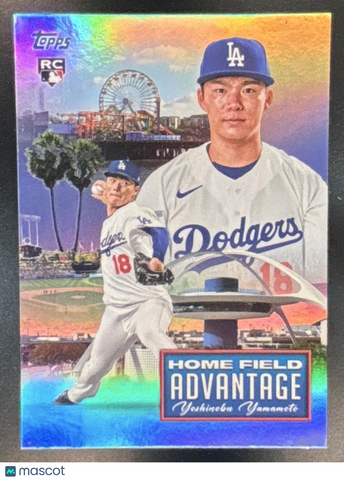 2024 Topps Yoshinobu Yamamoto Homefield Advantage #HFA-20 RC Los Angeles Dodgers - Sports Cards