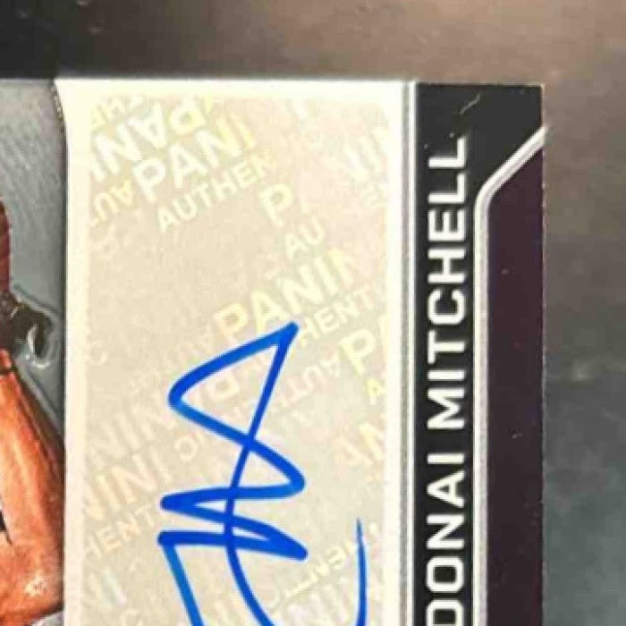 2024 Totally Certified Adonai Mitchell Freshman Fabric Patch Auto /100 MEM RC - Sports Cards