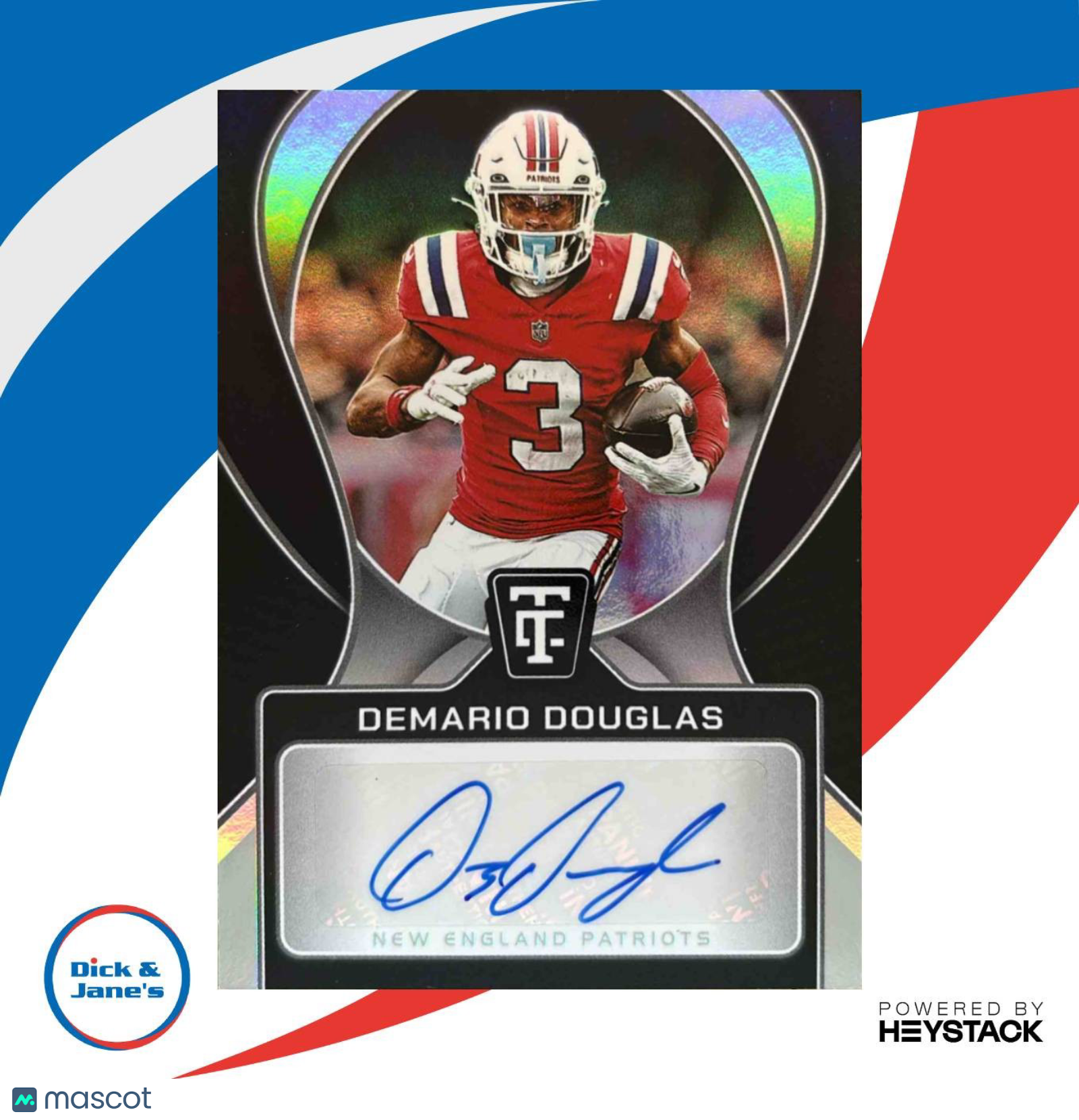 2024 Totally Certified Demario Douglas Signatures #29 Auto New England Patriots - Sports Cards