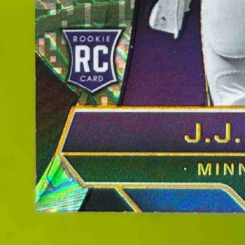 2024 Totally Certified J.J. McCarthy Mirror Platinum Camo /35 #127 RC Vikings - Sports Cards