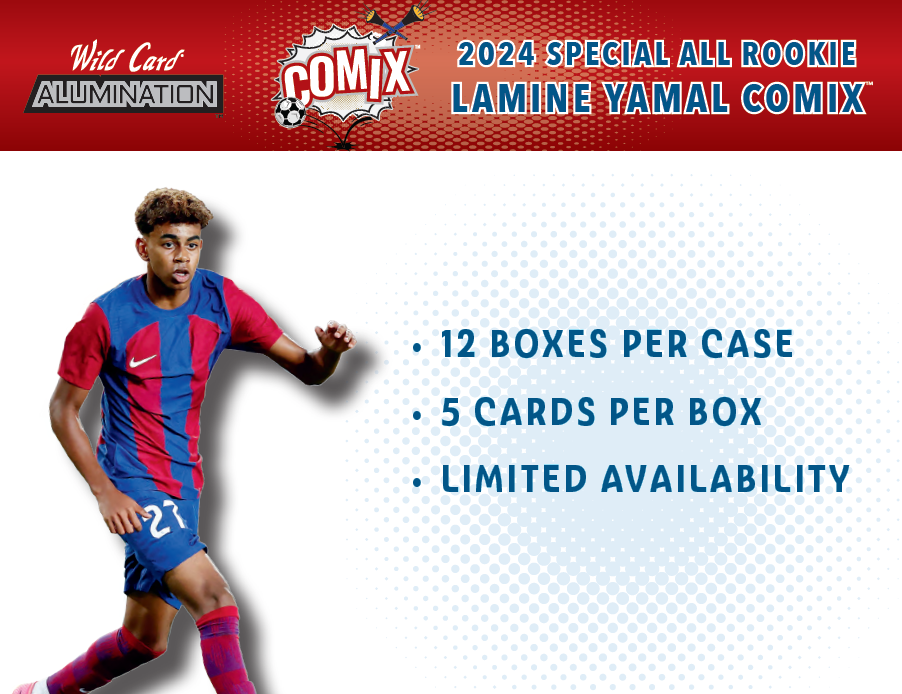 2024 Wild Card Alumination Lamine Yamal Rookie Comix Box - Soccer Hobby Box