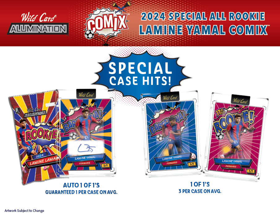 2024 Wild Card Alumination Lamine Yamal Rookie Comix Box - Soccer Hobby Box