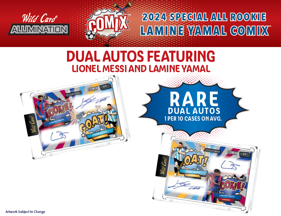 2024 Wild Card Alumination Lamine Yamal Rookie Comix Box - Soccer Hobby Box