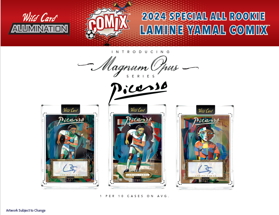 2024 Wild Card Alumination Lamine Yamal Rookie Comix Box - Soccer Hobby Box
