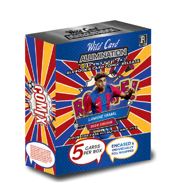 2024 Wild Card Alumination Lamine Yamal Rookie Comix Box - Soccer Hobby Box