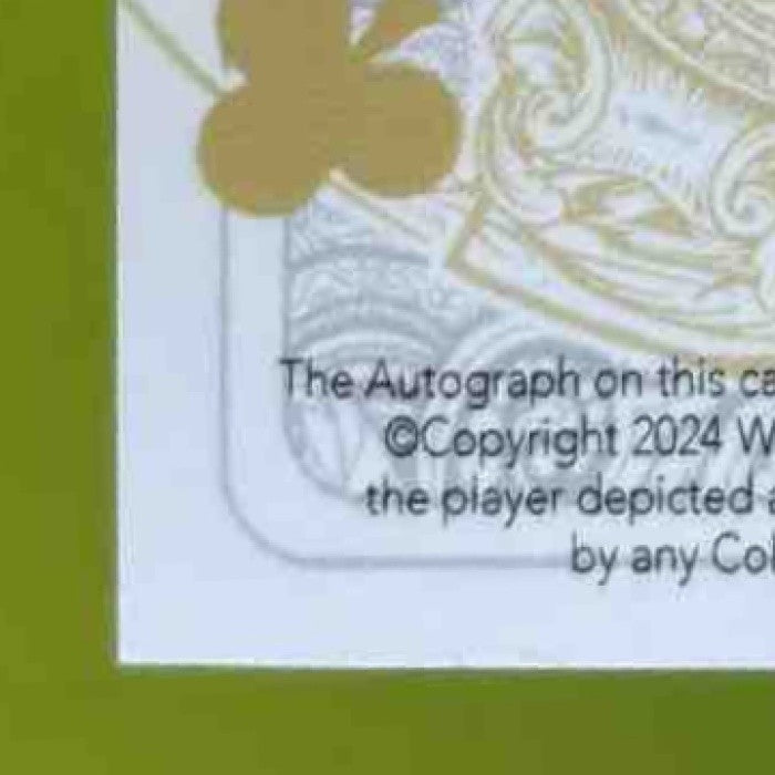 2024 Wild Card Five Draw Trey Sweeney Auto Ace of Clubs /2 - Sports Cards