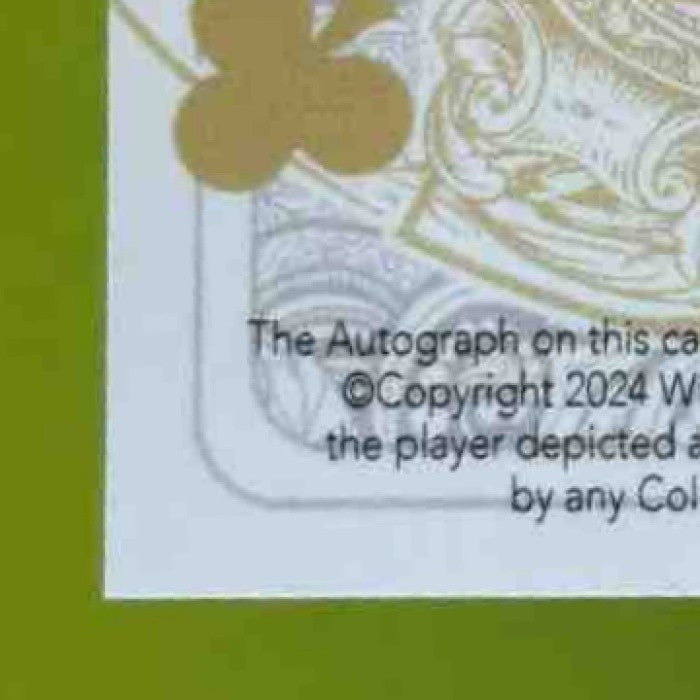 2024 Wild Card Five Card Stacked Josh Hartle Auto Ace of Hearts /4 - Sports Cards