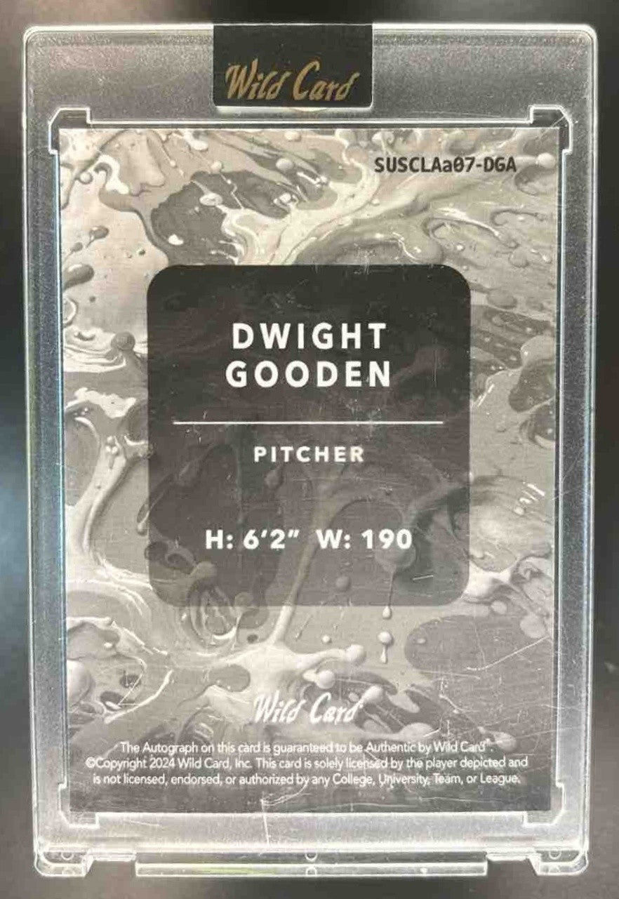 2024 Wild Card Splat USA July 4th Red White Blue Dwight Gooden Auto 1/1 Mets - Sports Cards
