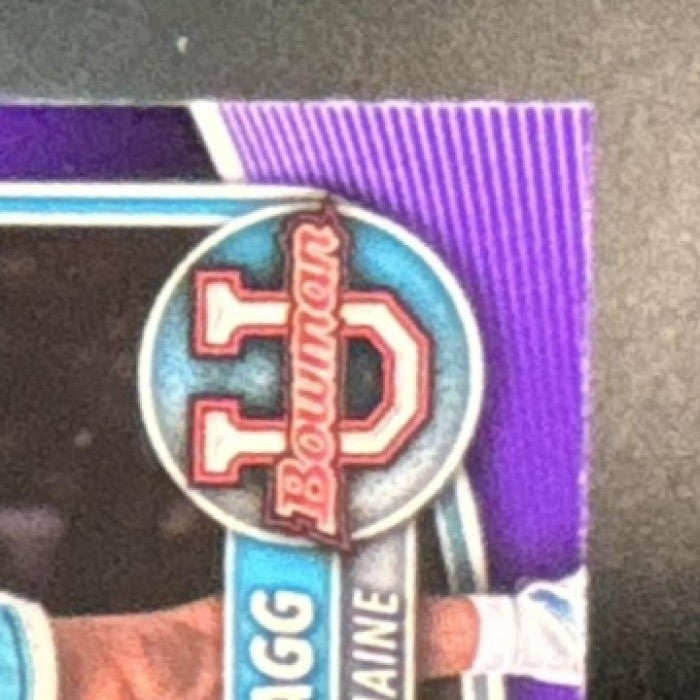 2025-26 Bowman Ace Flagg Purple Border /199 #BPP-91 1st Prospect Maine Bears - Sports Cards