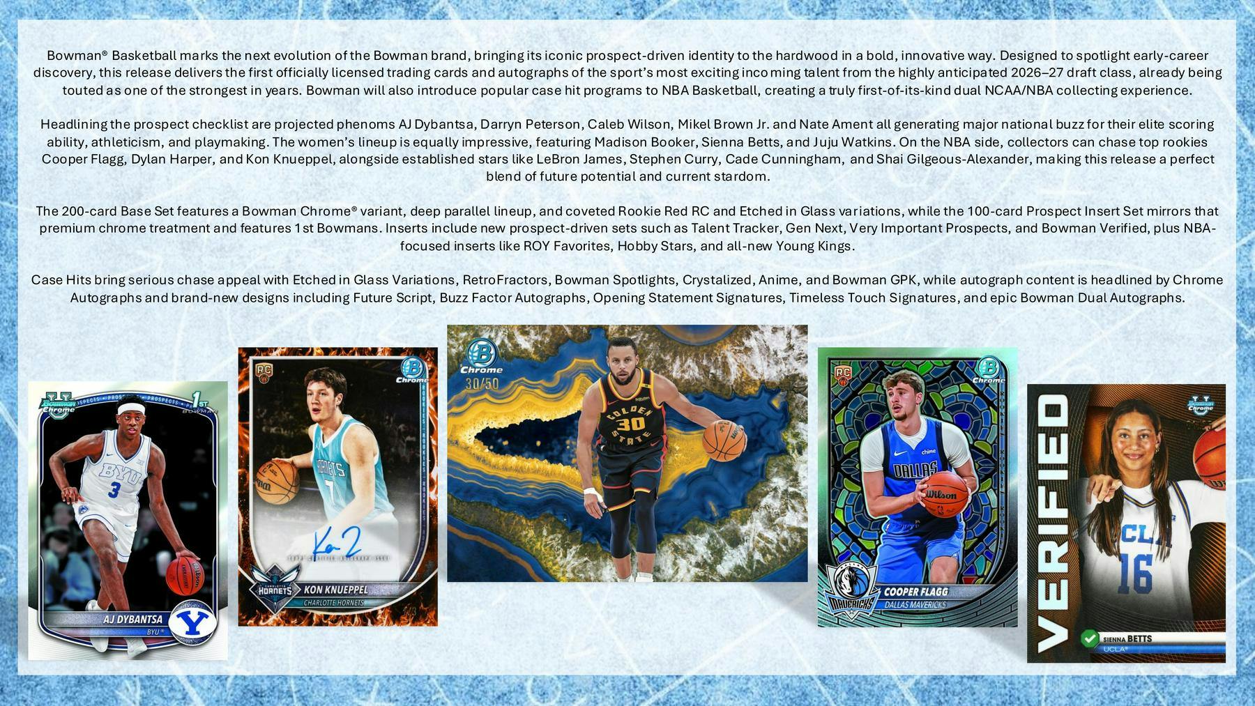 2025/26 Bowman Basketball Blaster Box (4 Inserts) Chrome University - NBA Hobby Box