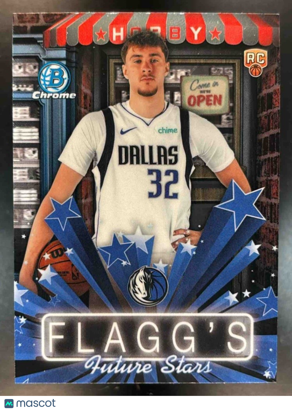 2025-26 Bowman Chrome Cooper Flagg Hobby Stars #HS-3 RC Dallas Mavericks - Sports Cards