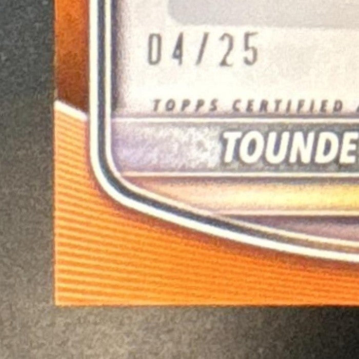 2025-26 Bowman Tounde Yessoufou Auto Orange /25 #PA-TY 1st Prospect Baylor Bears - Sports Cards