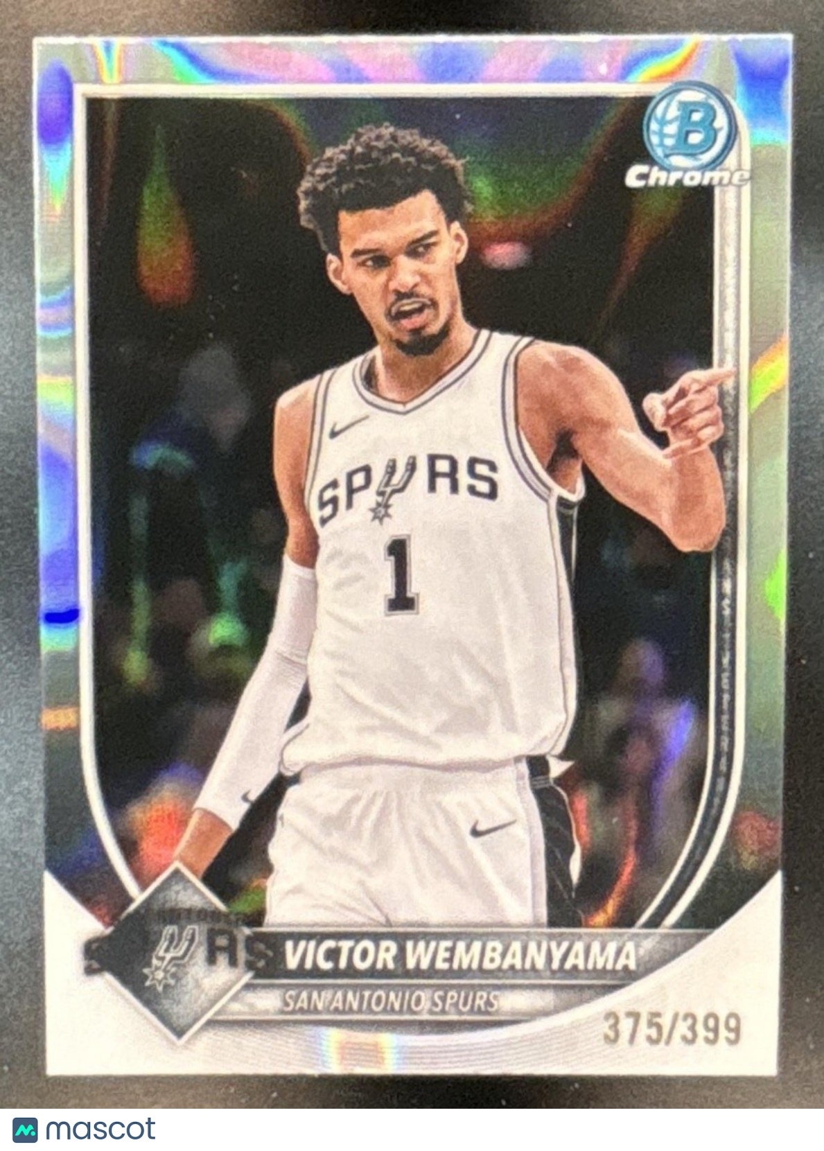 2025-26 Bowman Victor Wembanyama Chrome Lava /399 #BCV-143 San Antonio Spurs - Sports Cards