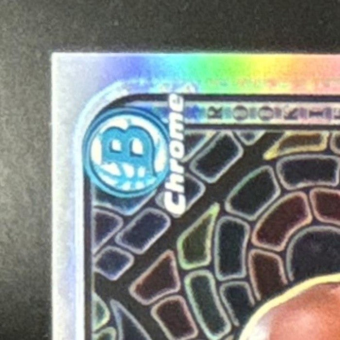 2025-26 Bowman VJ Edgecombe Chrome Etched In Glass Variation #NBE-3 SP RC 76ers - Sports Cards