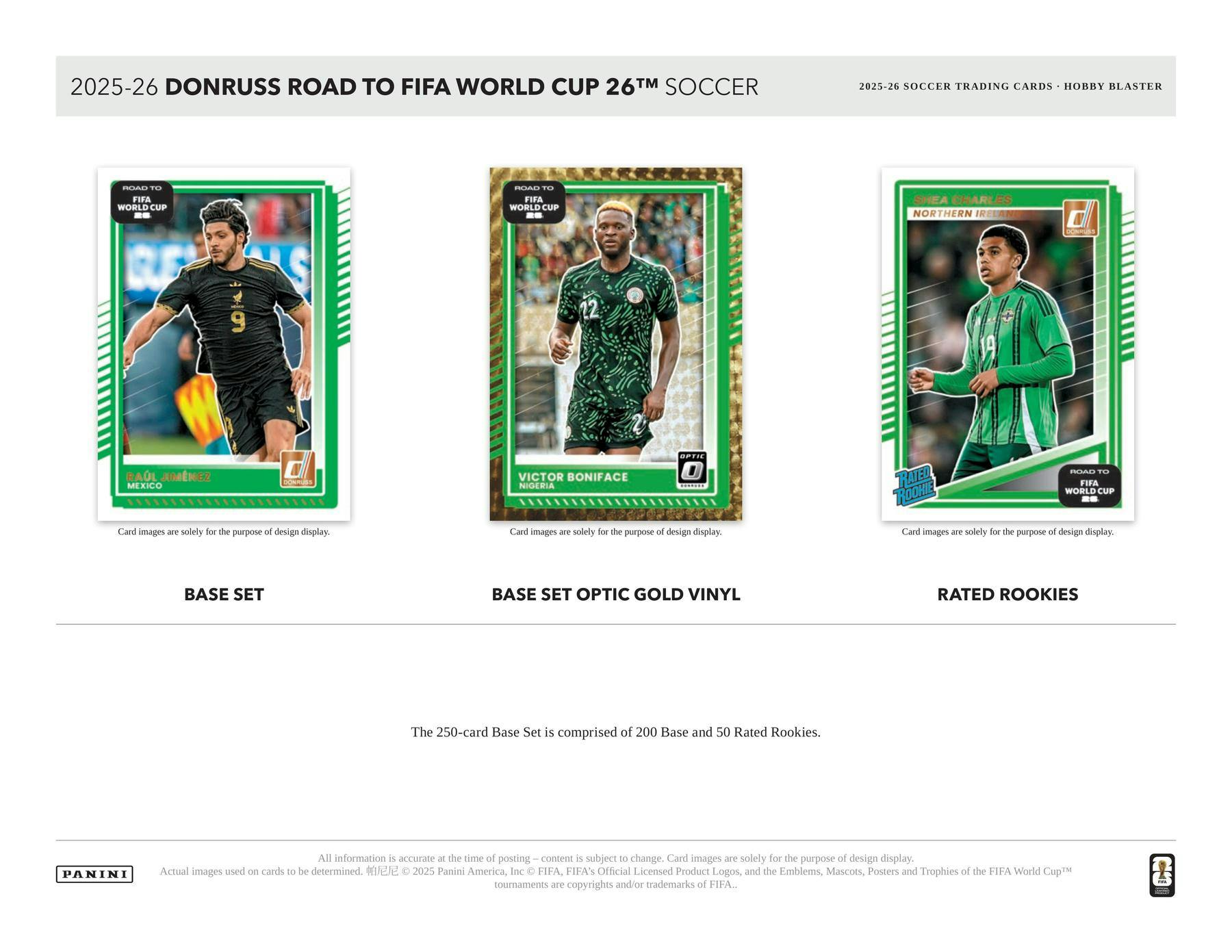2025/26 Panini Donruss Road to FIFA World Cup Soccer Blaster Hobby Box (Kaboom! Inserts!) - Soccer