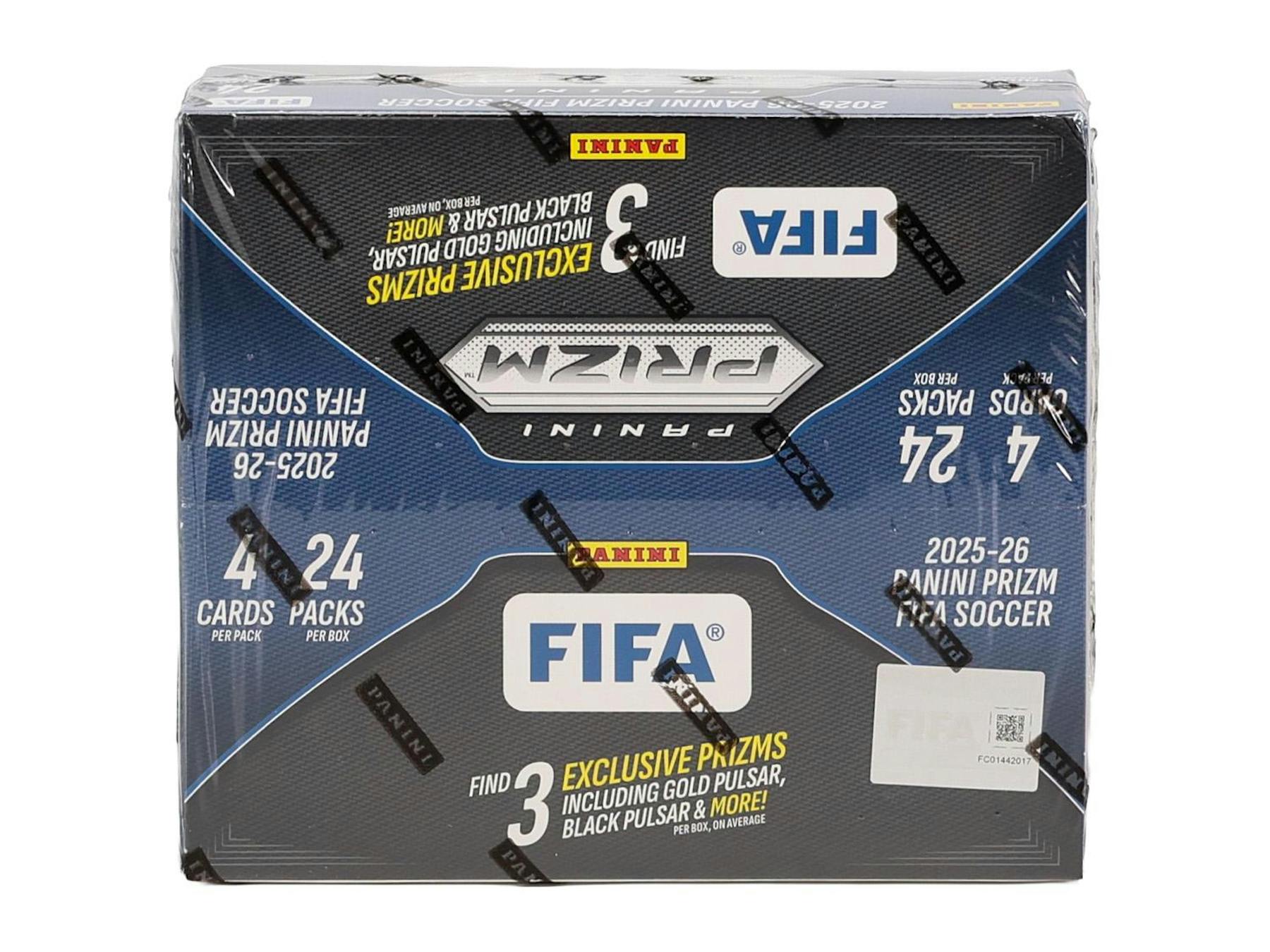 2025/26 Panini Prizm FIFA Soccer 24-Pack Retail Box (Gold/Black Pulsars) - Soccer