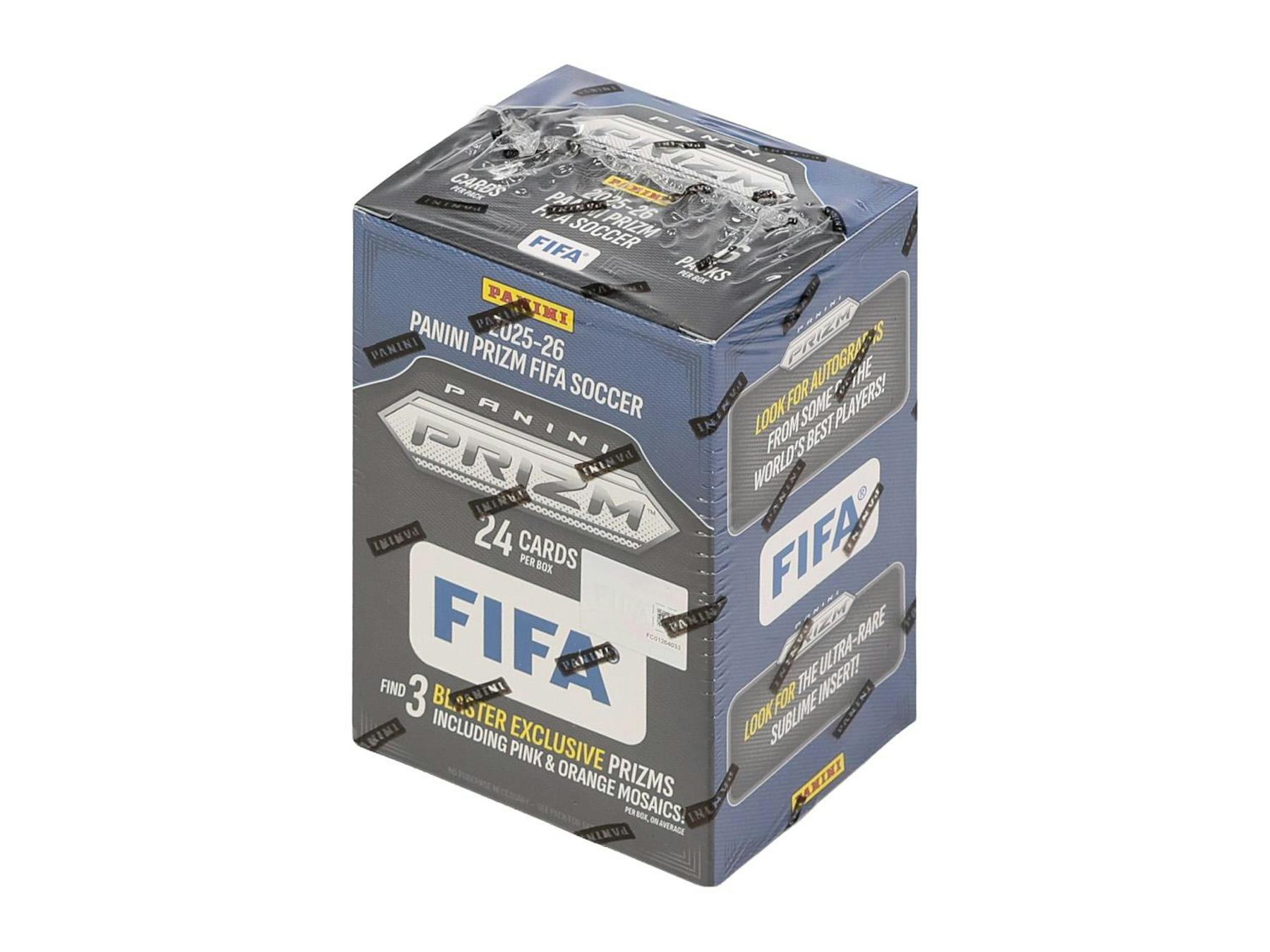 2025/26 Panini Prizm FIFA Soccer Blaster Box (Pink/Orange Mosaics) - Soccer