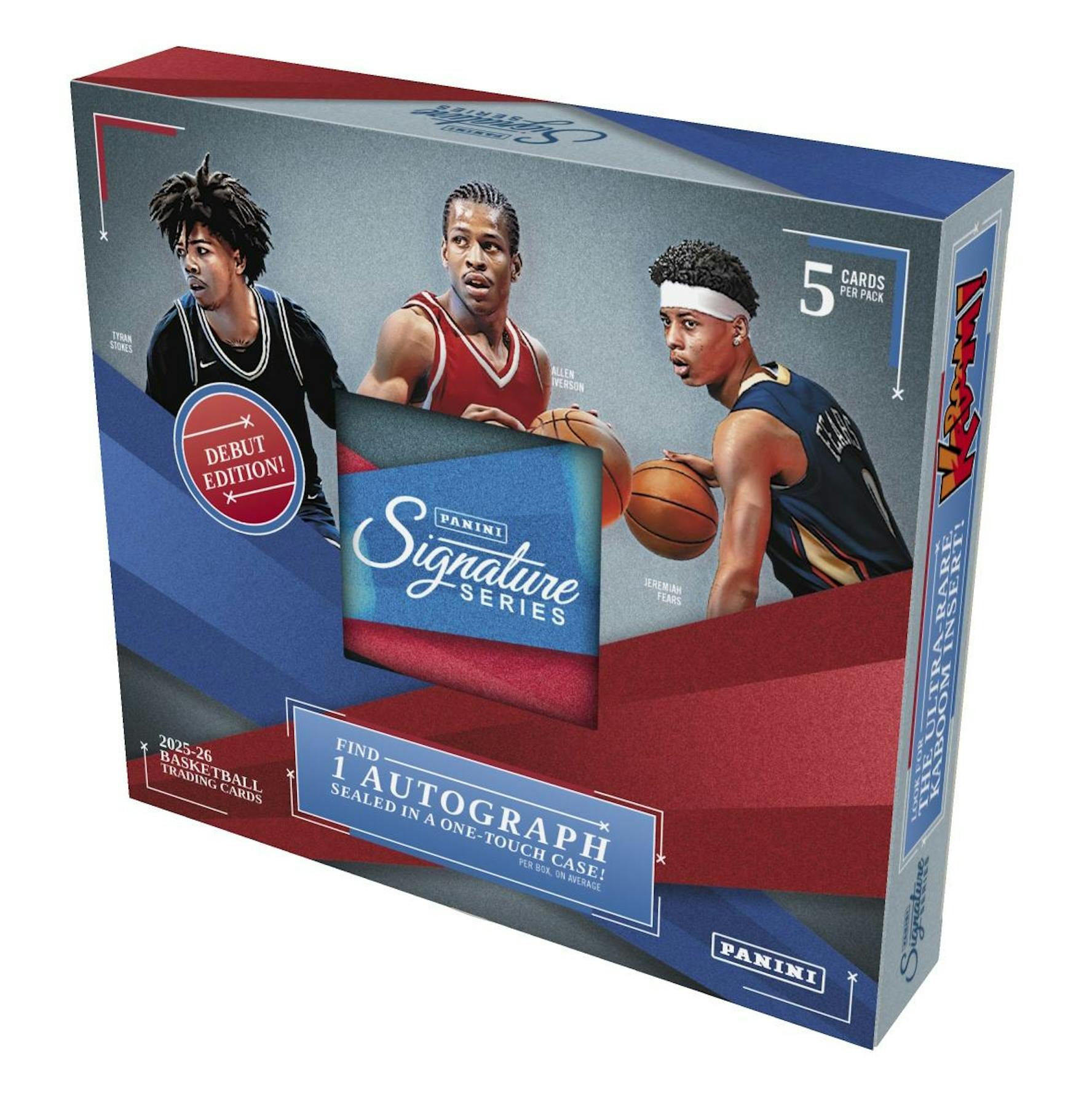 2025/26 Panini Signature Series Basketball Hobby Box (1 Auto Slab) Look for Kabooms! - NBA Hobby Box