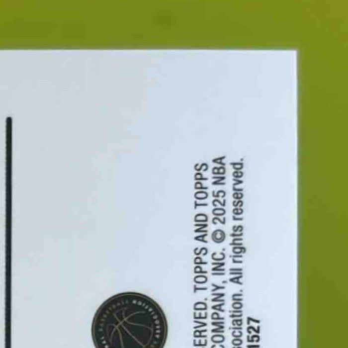 2025-26 Topps Chrome Cam Whitmore Gold Wave Refractor 20/50 #86 Houston Rockets - Sports Cards