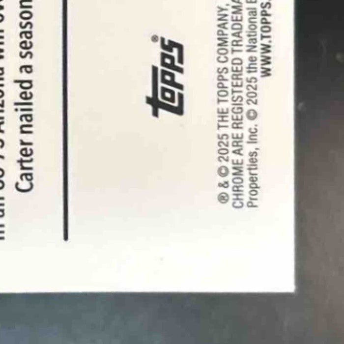 2025-26 Topps Chrome Carter Bryant Skylight Refractor #264 RC San Antonio Spurs - Sports Cards