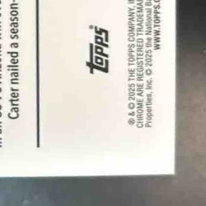 2025-26 Topps Chrome Carter Bryant Skylight Refractor #264 RC San Antonio Spurs - Sports Cards