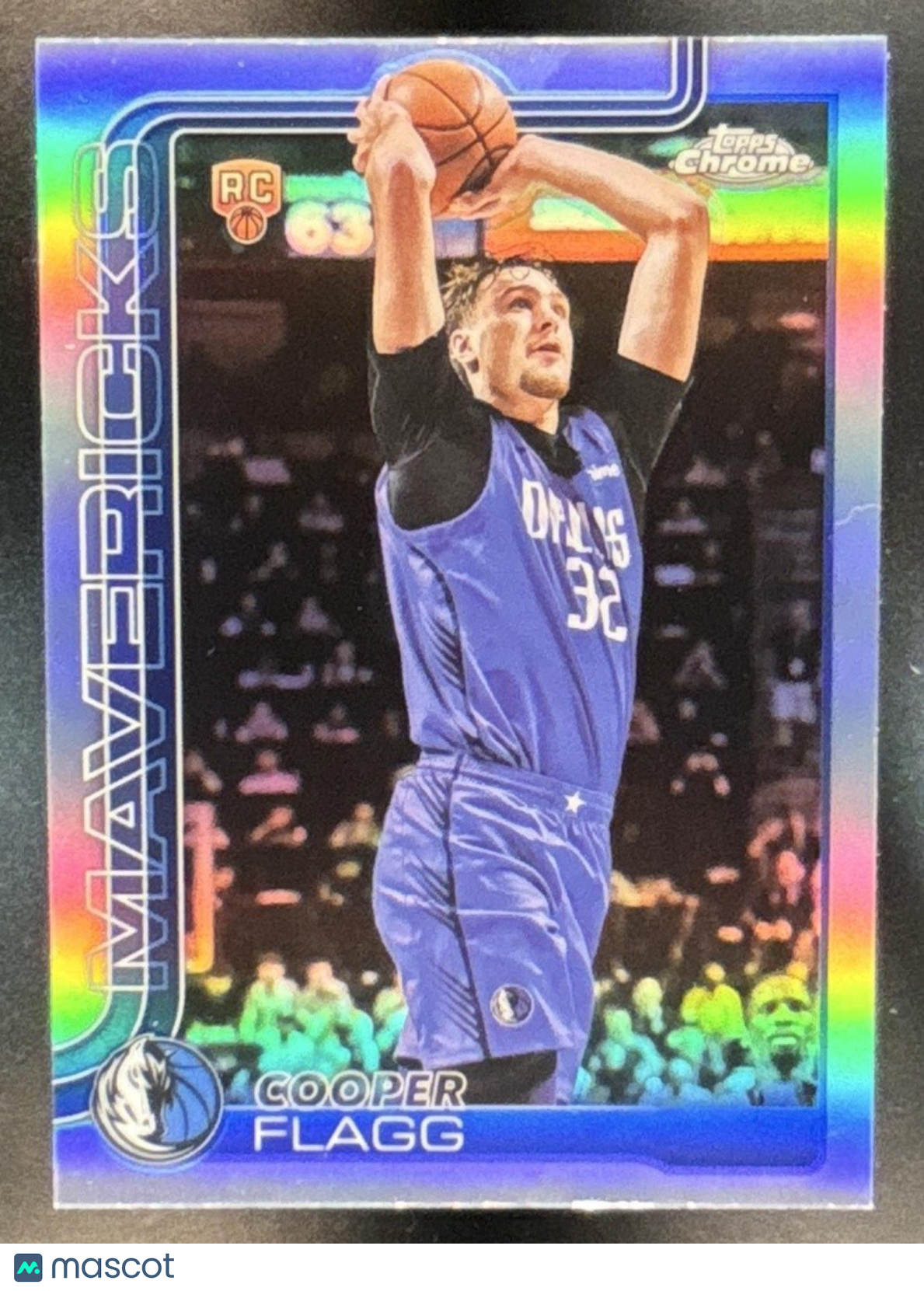 2025-26 Topps Chrome Cooper Flagg Refractor #251 RC Dallas Mavericks - Sports Cards