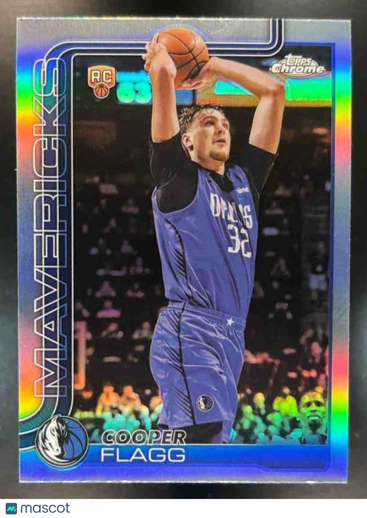 2025-26 Topps Chrome Cooper Flagg Refractor #251 RC Dallas Mavericks - Sports Cards