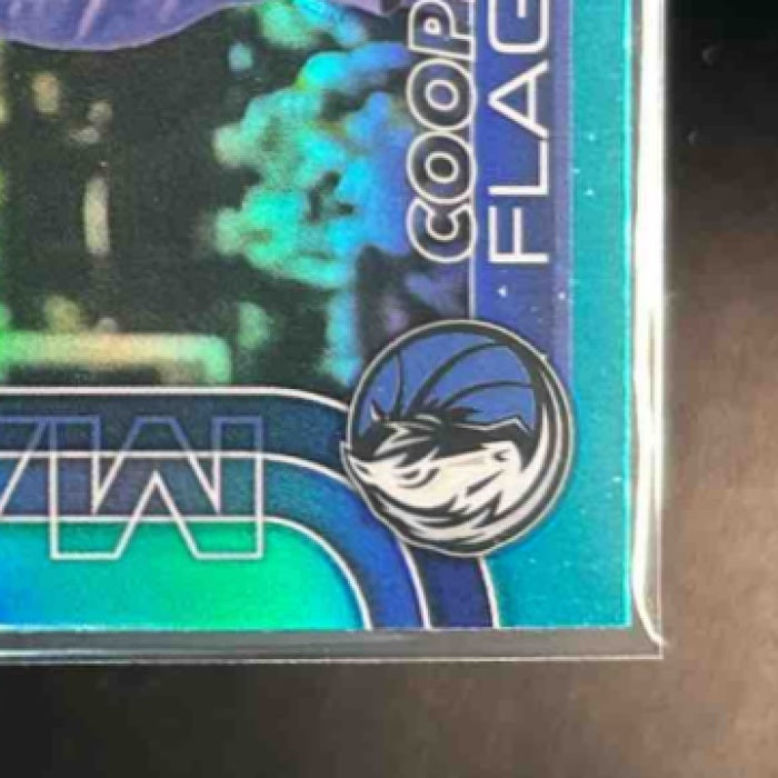 2025-26 Topps Chrome Cooper Flagg Teal Refractor 37/299 #251 RC Dallas Mavericks - Sports Cards
