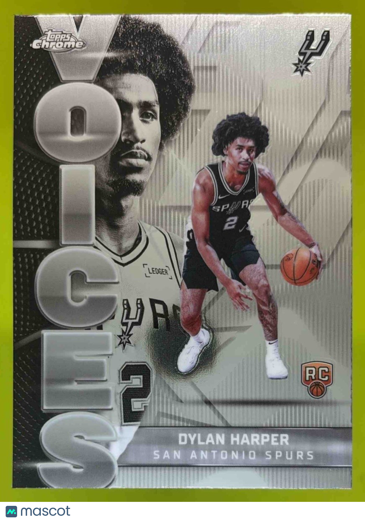 2025-26 Topps Chrome Dylan Harper Voices #VS-7 RC San Antonio Spurs - Sports Cards