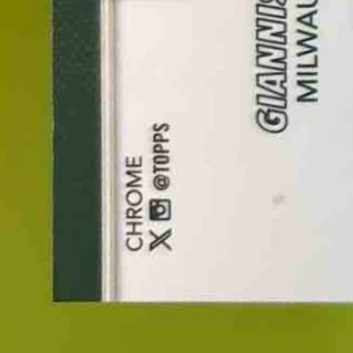 2025-26 Topps Chrome Giannis Antetokounmpo Green Wave /99 #137 Milwaukee Bucks - Sports Cards