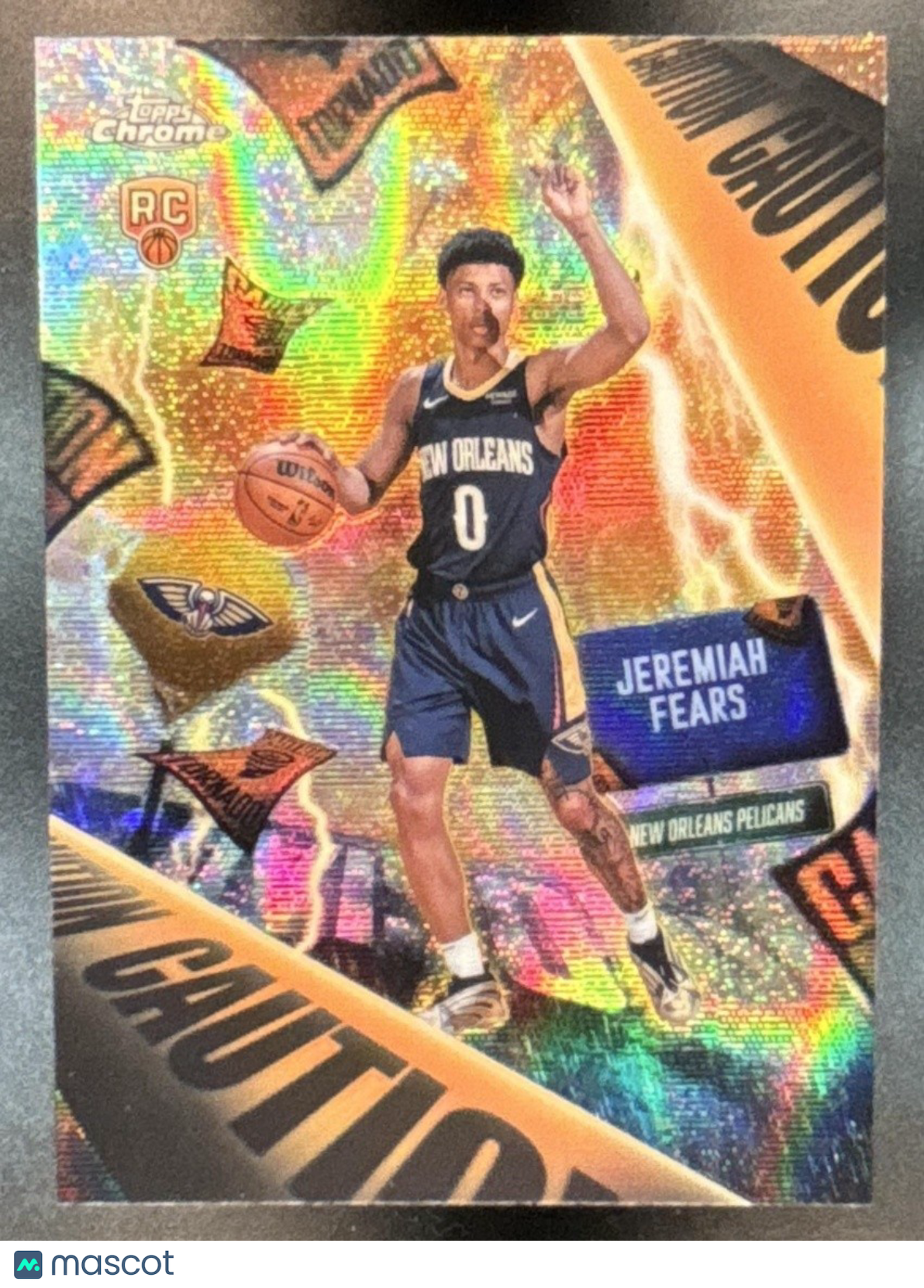 2025-26 Topps Chrome Jeremiah Fears Advisory #AD-7 RC SSP New Orleans Pelicans - Sports Cards