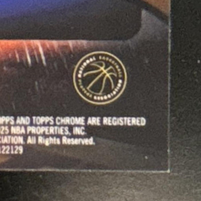 2025-26 Topps Chrome Jeremiah Fears Advisory #AD-7 RC SSP New Orleans Pelicans - Sports Cards
