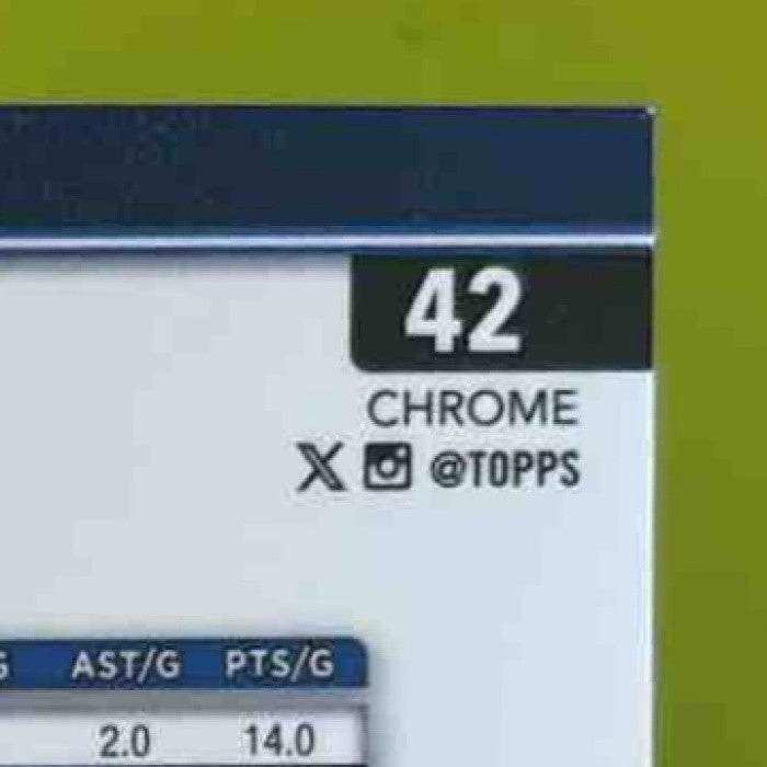 2025-26 Topps Chrome Klay Thompson Yellow Basketball /275 #42 Dallas Mavericks - Sports Cards