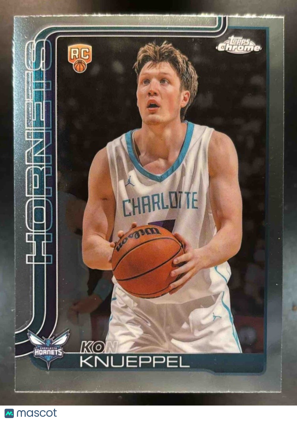 2025-26 Topps Chrome Kon Knueppel #254 RC Charlotte Hornets - Sports Cards