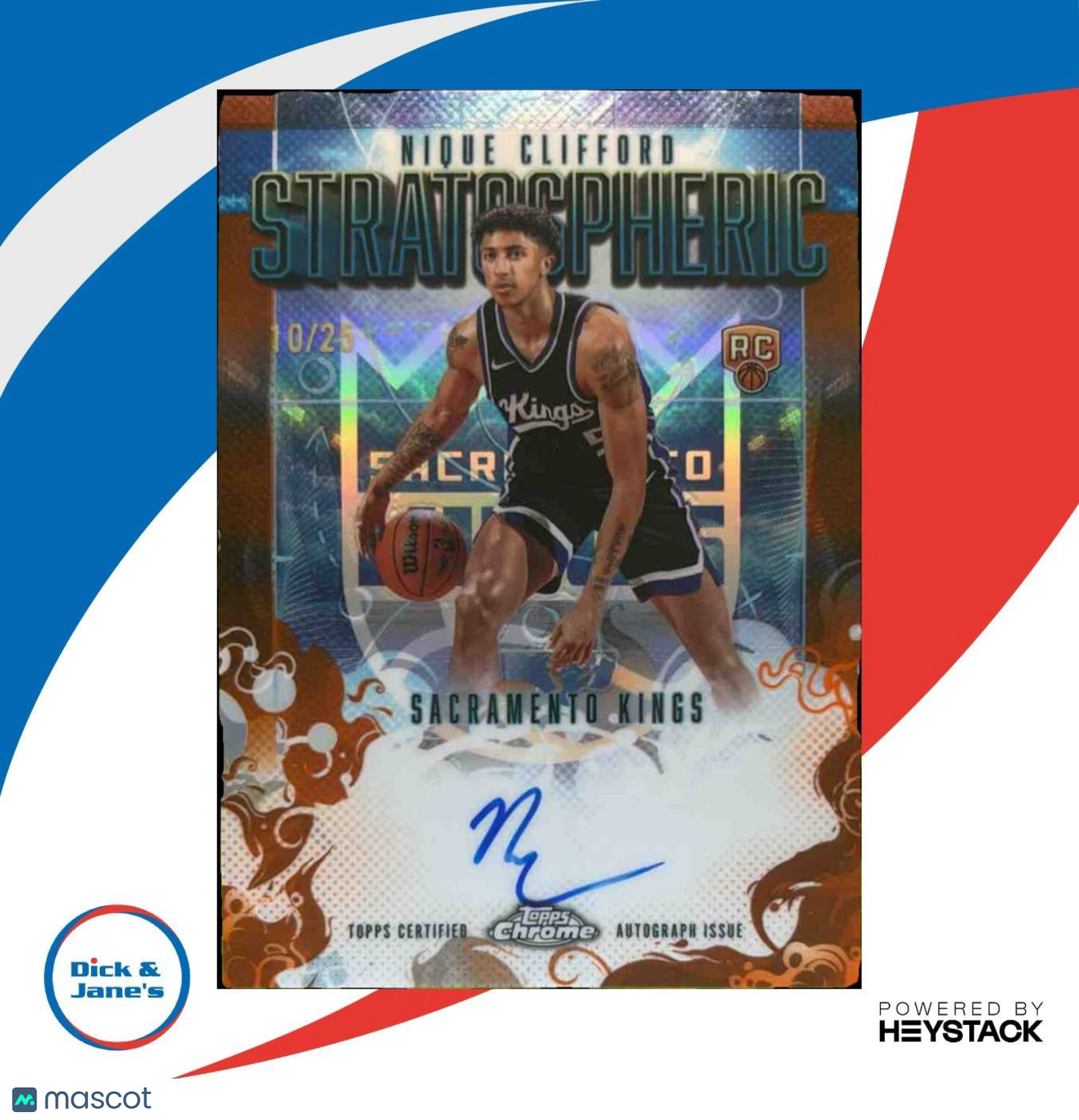 2025-26 Topps Chrome Nique Clifford Stratospheric