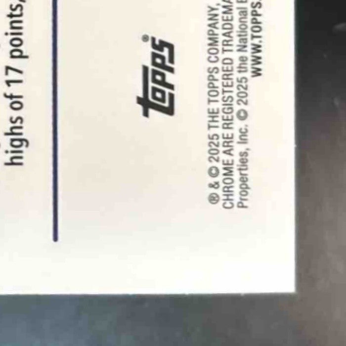 2025-26 Topps Chrome Sapphire Bronny James Jr. Purple /75 #182 Los Angeles Laker - Sports Cards