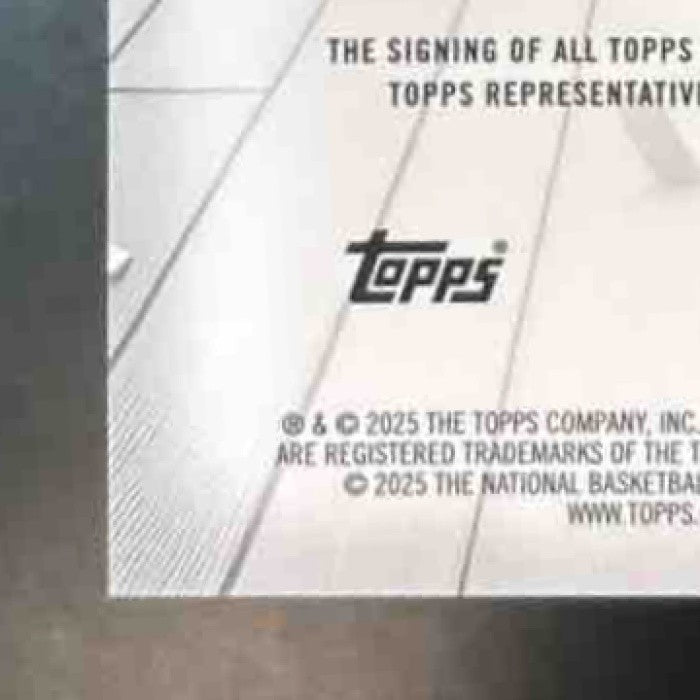 2025-26 Topps Chrome Sapphire Danny Wolf Certified Auto Issue Gold /50 RC Nets - Sports Cards