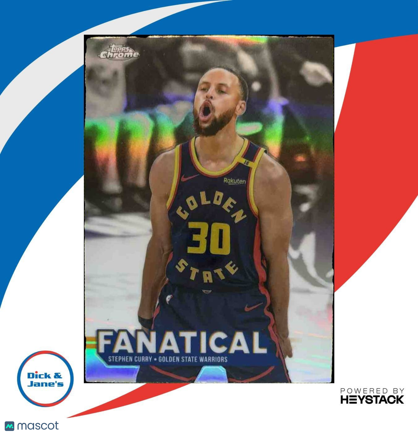 2025-26 Topps Chrome Stephen Curry Fanatical #FAN-14 SSP Golden State Warriors - Sports Cards