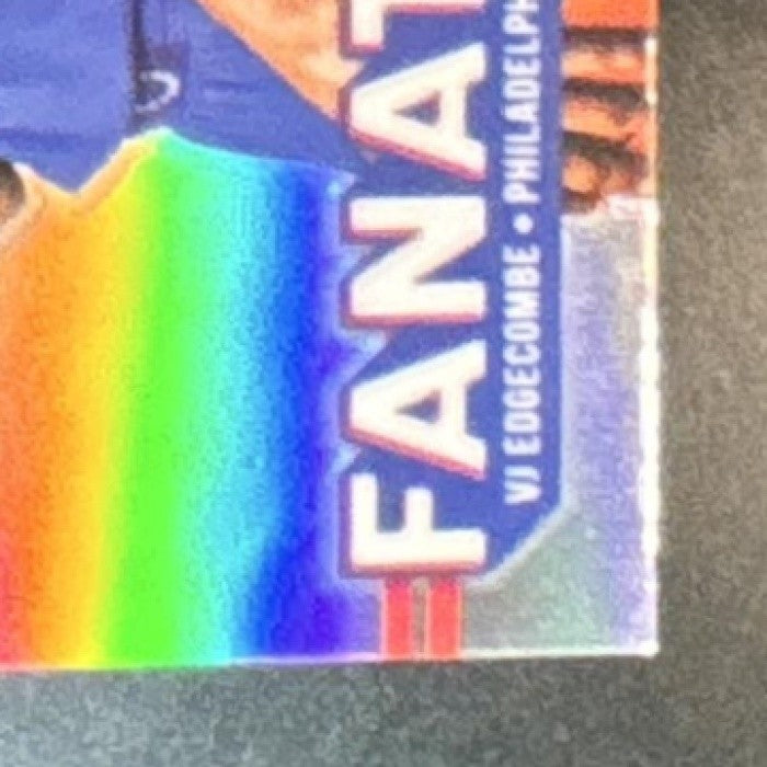 2025-26 Topps Chrome VJ Edgecombe Fanatical #FAN-23 RC SSP Philadelphia 76ers - Sports Cards