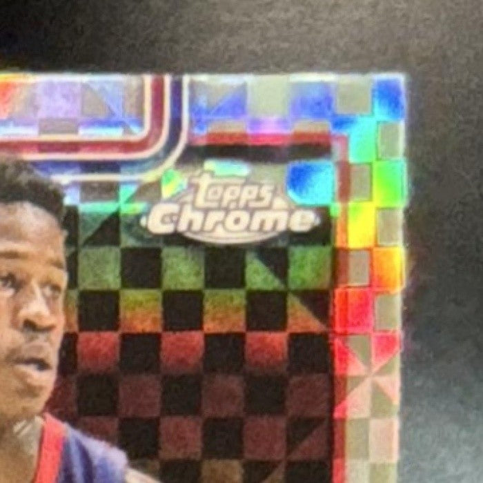 2025-26 Topps Chrome VJ Edgecombe X-Fractor #253 RC Philadelphia 76ers - Sports Cards