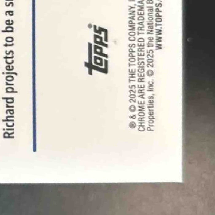 2025-26 Topps Chrome Will Richard Skylight #287 RC Golden State Warriors - Sports Cards