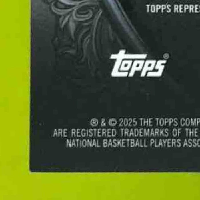 2025-26 Topps Chrome Zaccharie Risacher Signature Style Auto Atlanta Hawks - Sports Cards