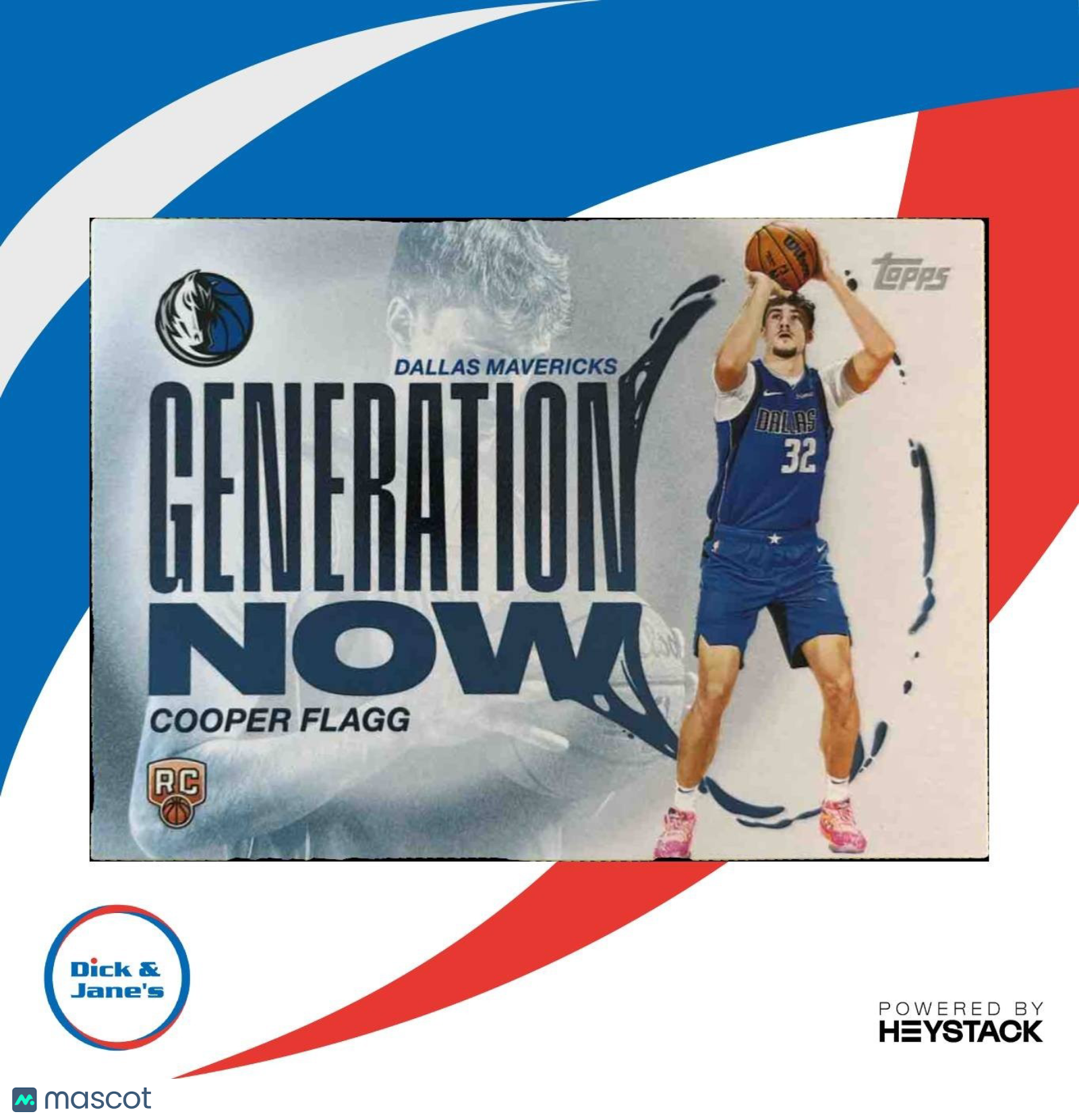 2025-26 Topps Cooper Flagg Generation Now #GN-1 RC Dallas Mavericks - Sports Cards