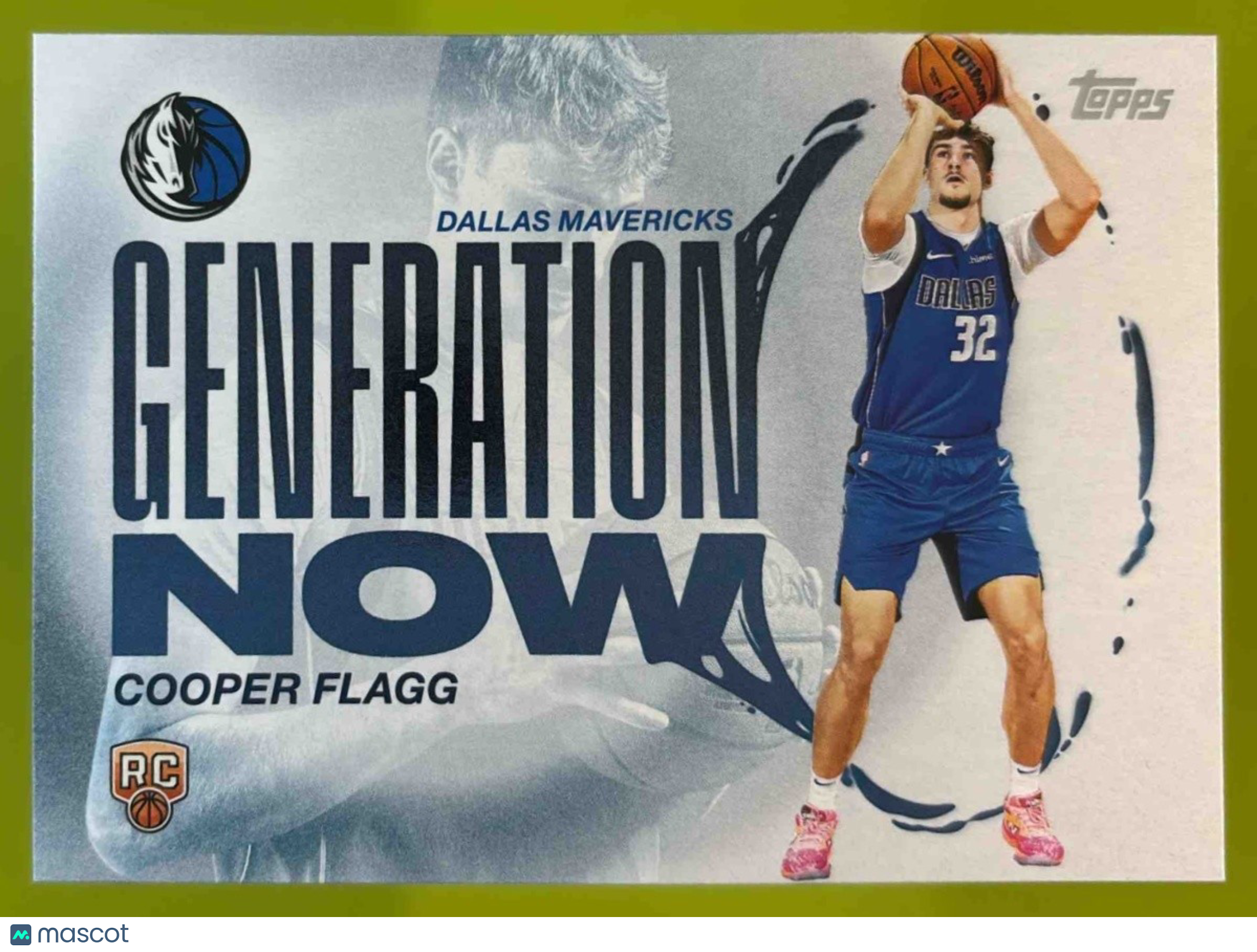 2025-26 Topps Cooper Flagg Generation Now #GN-1 RC Dallas Mavericks - Sports Cards