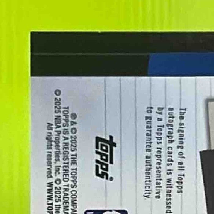 2025-26 Topps Cooper Flagg New Applicants Auto #NA-CF RC Dallas Mavericks - Sports Cards