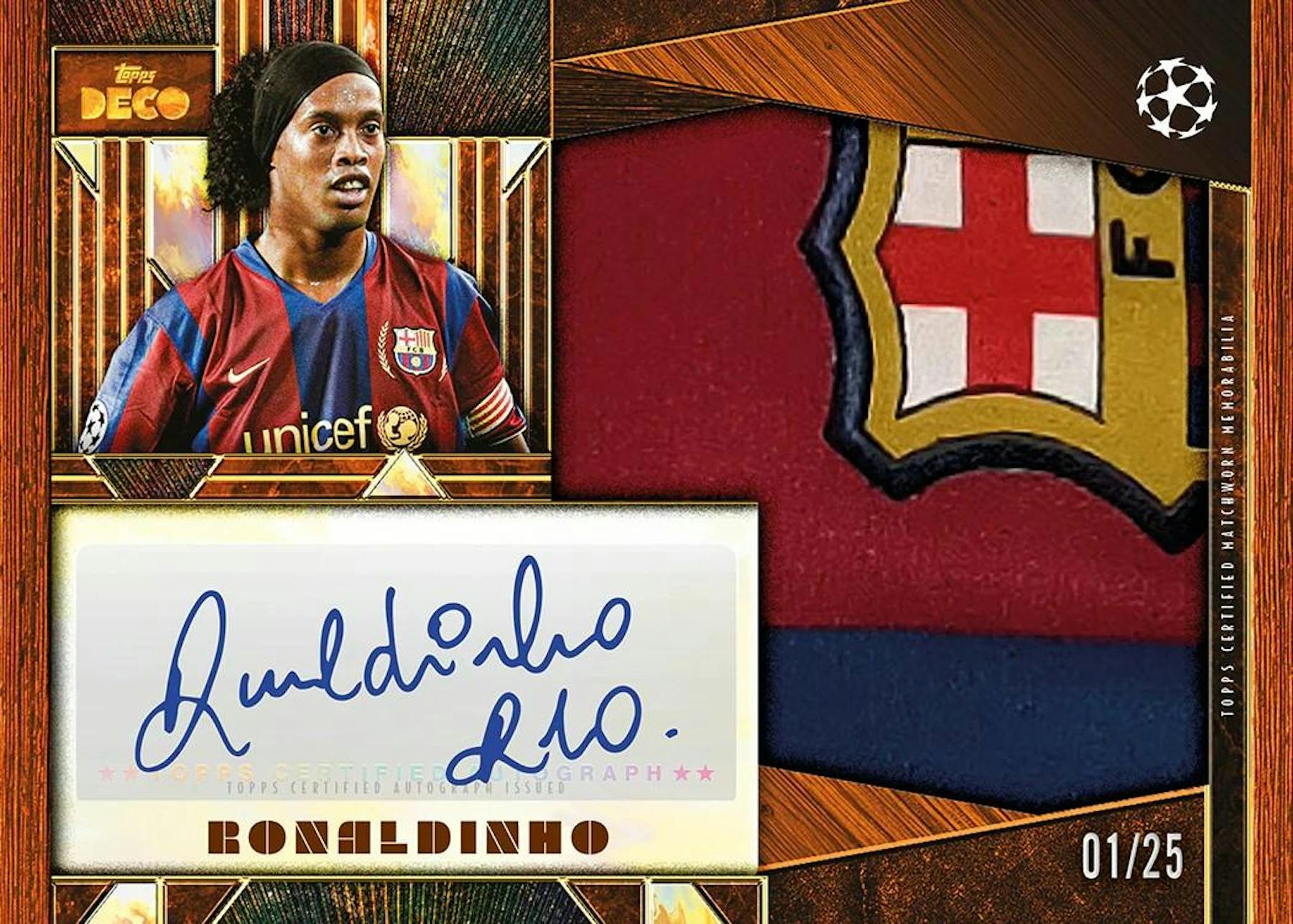 2025/26 Topps Deco UEFA Club Competitions UCC Soccer Hobby Box (1 Auto) - Soccer Hobby Box