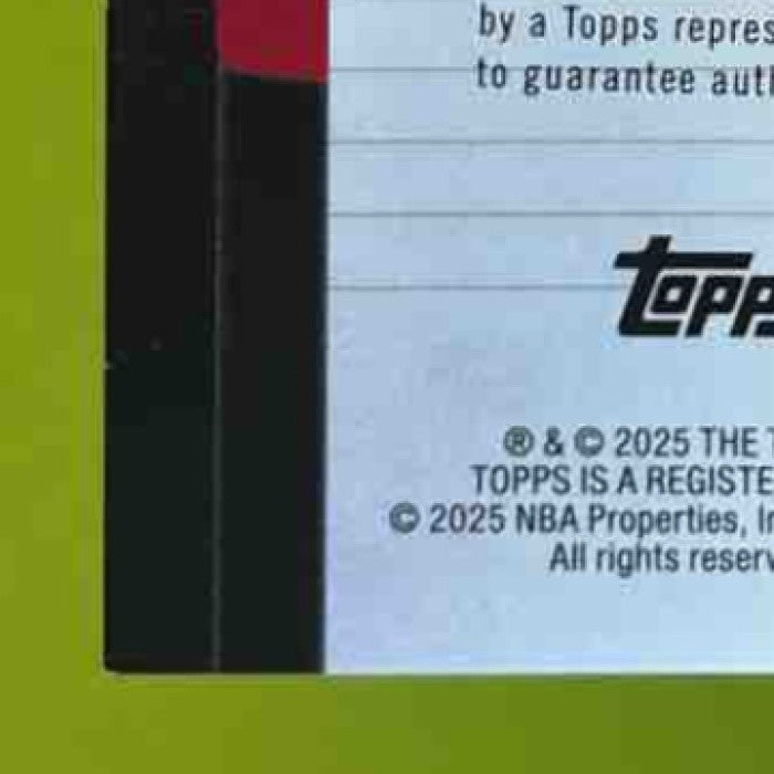 2025-26 Topps Derik Queen New Applicants Auto #NA-DK RC Orleans Pelicans - Sports Cards