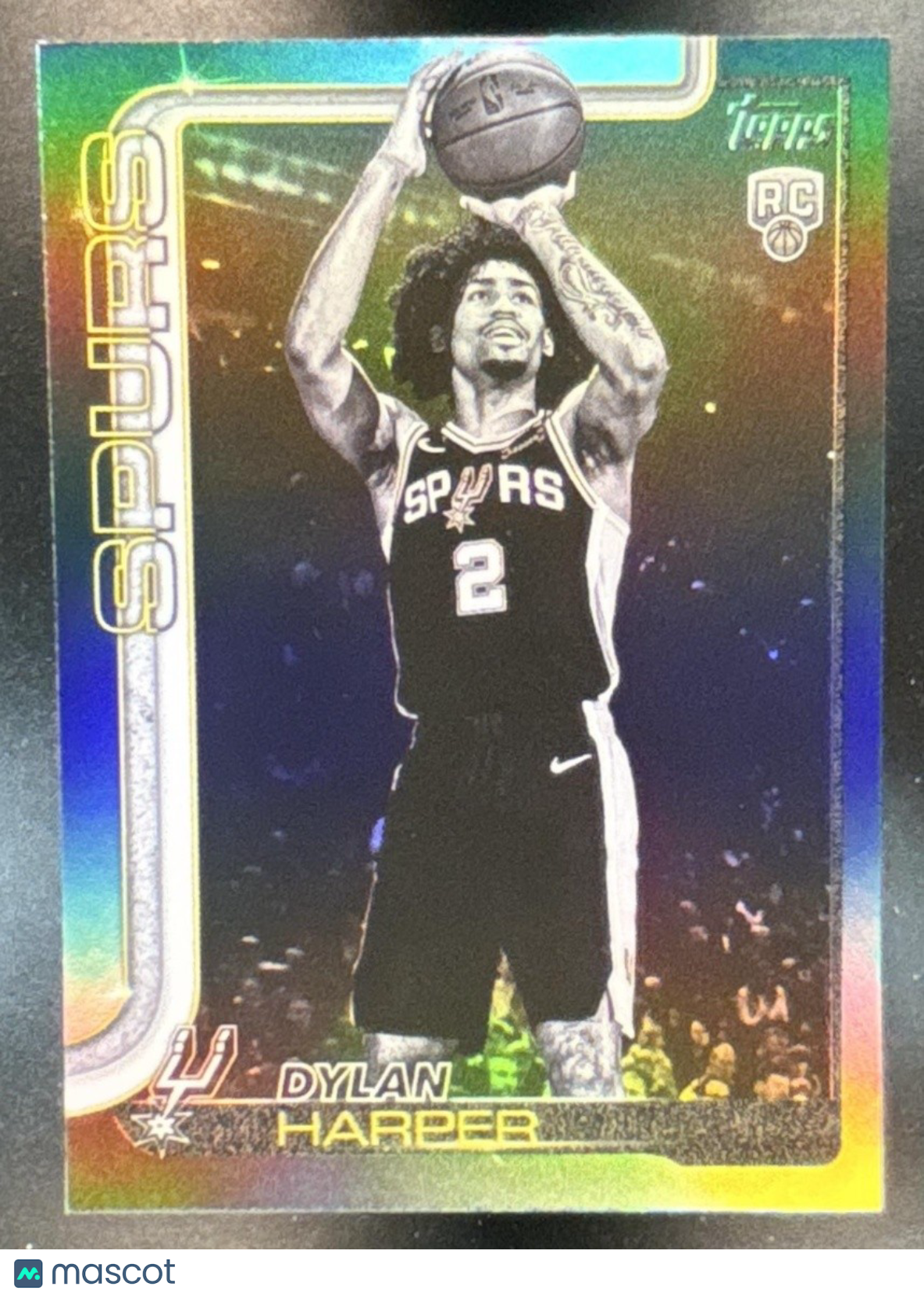2025-26 Topps Dylan Harper Blackout Variation #202 - Sports Cards