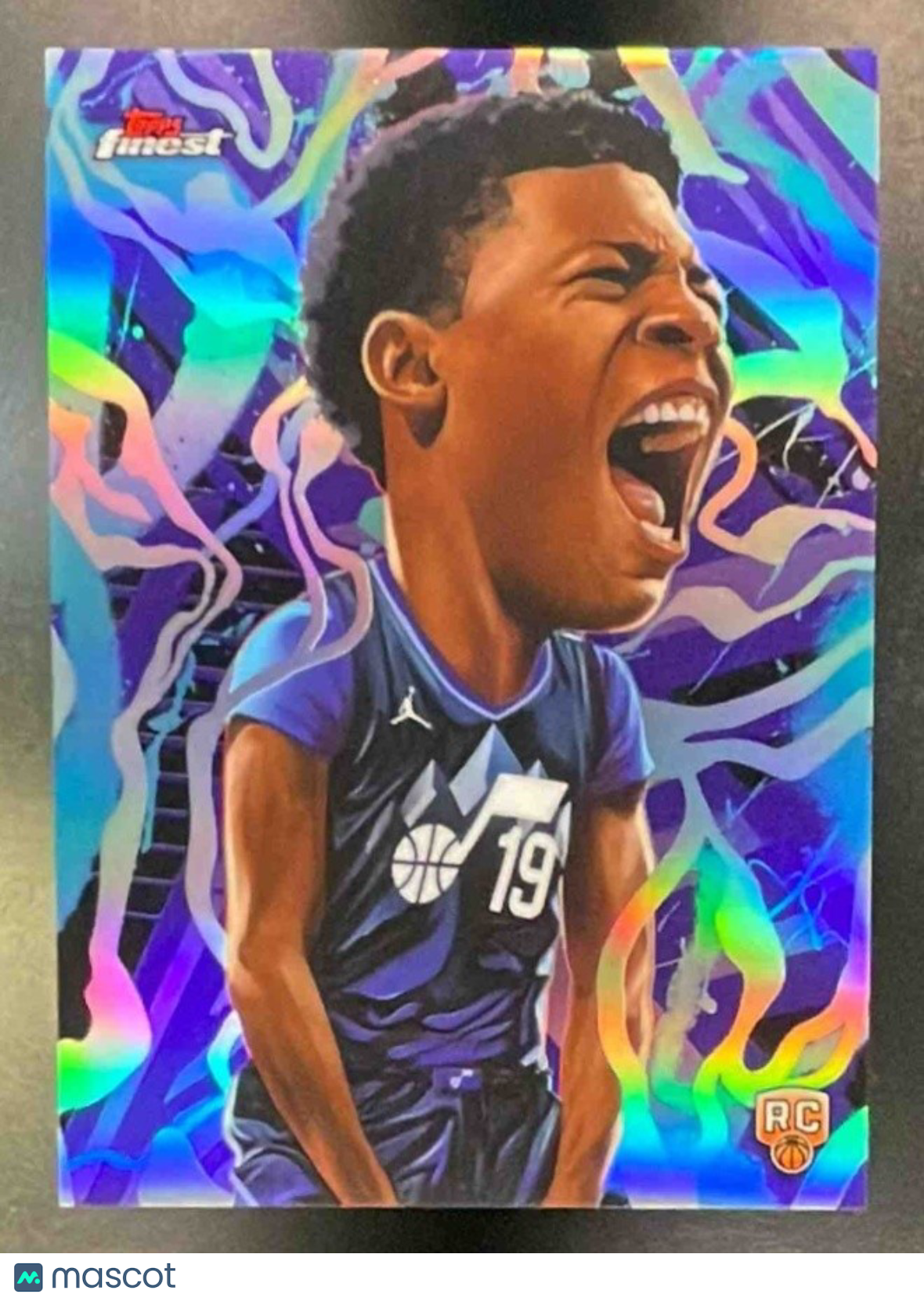 2025-26 Topps Finest Ace Bailey #H-15 Headliners SSP Rookie Utah Jazz Case Hit! - Sports Cards