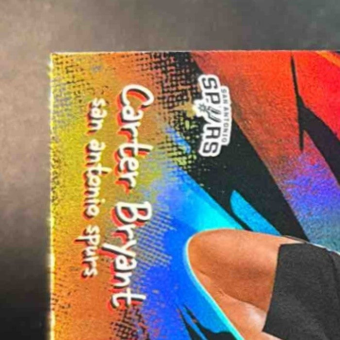 2025-26 Topps Finest Carter Bryant First Refractor #F-14 RC San Antonio Spurs - Sports Cards